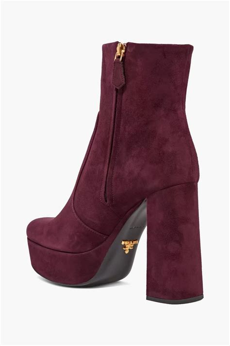 prada padded boot|prada suede platform boots.